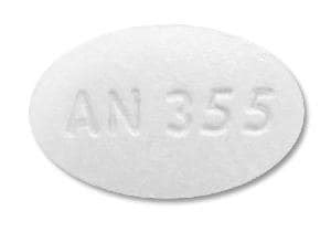 Propagest Strength 25 MG Imprint 86 51 C Color White Shape Oval View details. . An355 white oval